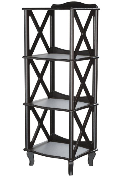 Этажерка-стеллаж Джульетта 3 уровня 49,4х40,4х132,4 см (венге)